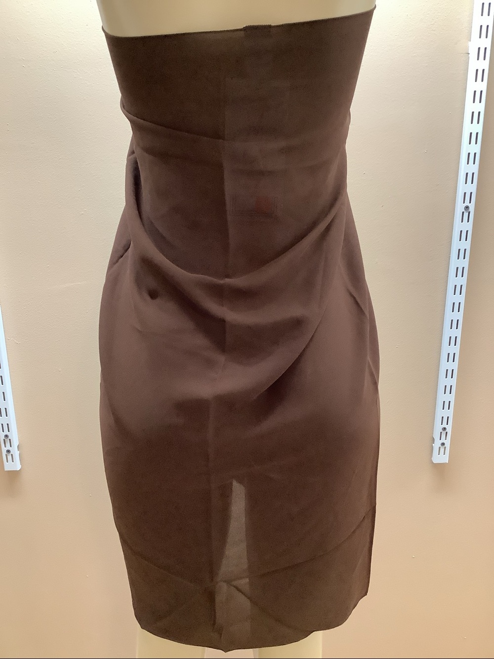 Zuliana Brown Sarong/Cover Up Skirt. Made in USA. New With Tags. - Picture 4 of 5